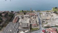 (Özel) Beykoz'un Sembolik Değerlerinden Paşabahçe Cam Fabrikasının Son Hali Havadan Görüntülendi