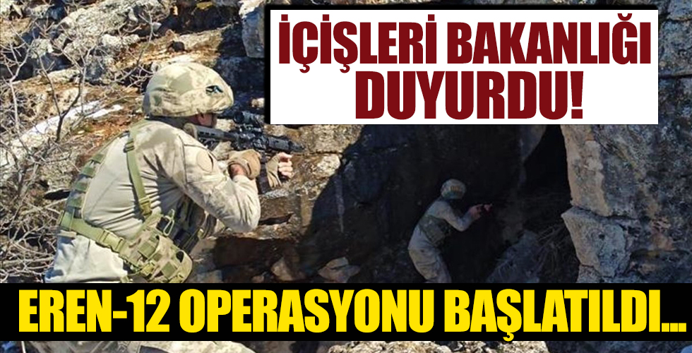 Şırnak ve Siirt'te Eren-12 Güleşli Operasyonu başladı