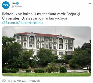 Boğaziçi Üniversitesi üzerine yapılan algılar bir kez daha çöktü! Depreme dayanıksız lojmanların yerine yenileri yapılacak
