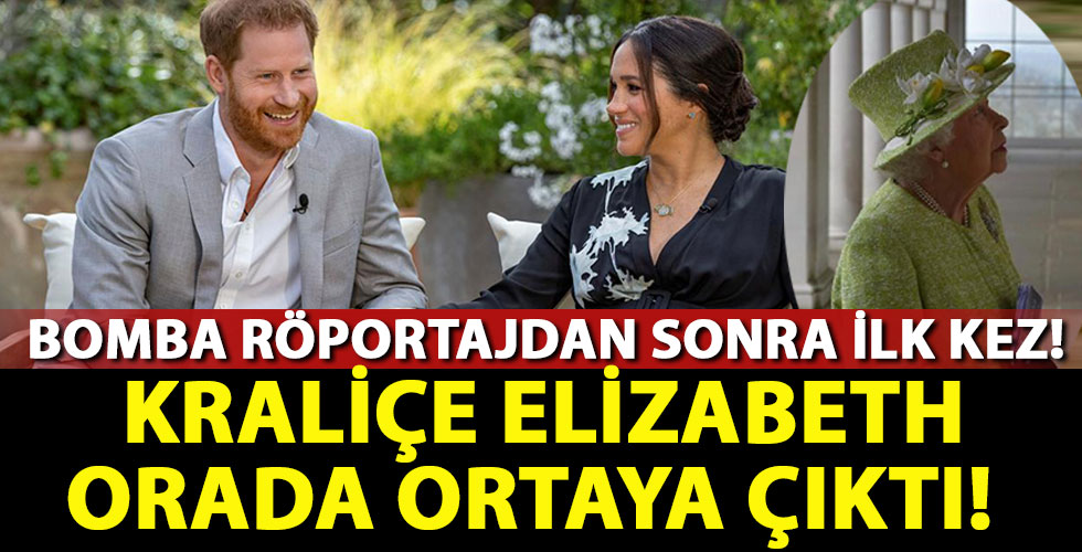 Bomba röportajdan sonra ilk kez görüntülendi!