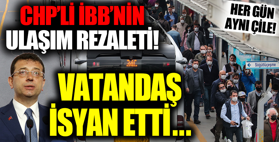 Her gün aynı çile! CHP'li İBB yine bildiğiniz gibi...