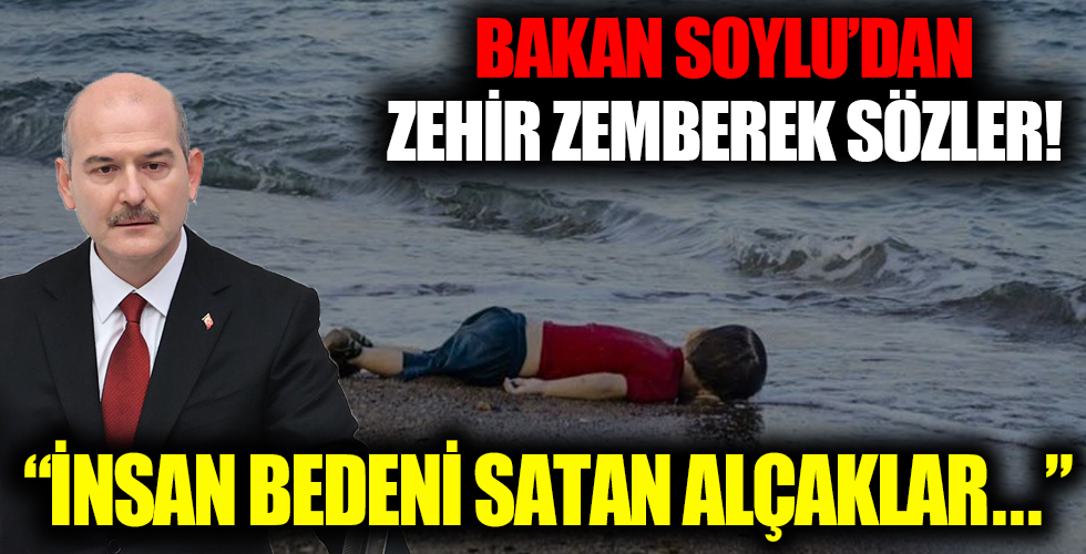 İçişleri Bakanı Süleyman Soylu: Namussuzlar alçaklar 1000-1500 dolara insan bedeni satanlar