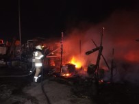 İzmir'de Kamyon Bakım İstasyonunda Yangın Paniği Haberi