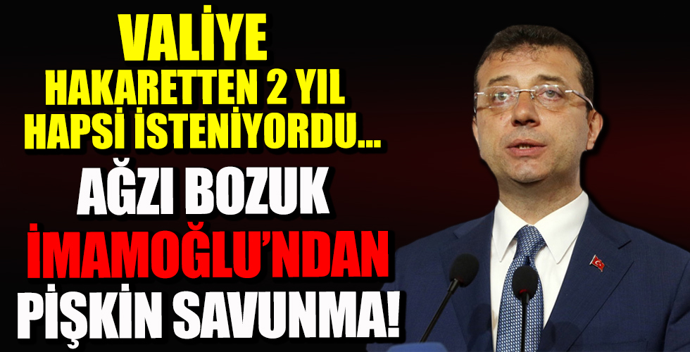Valiye hakaret eden Ekrem'den pişkin savunma