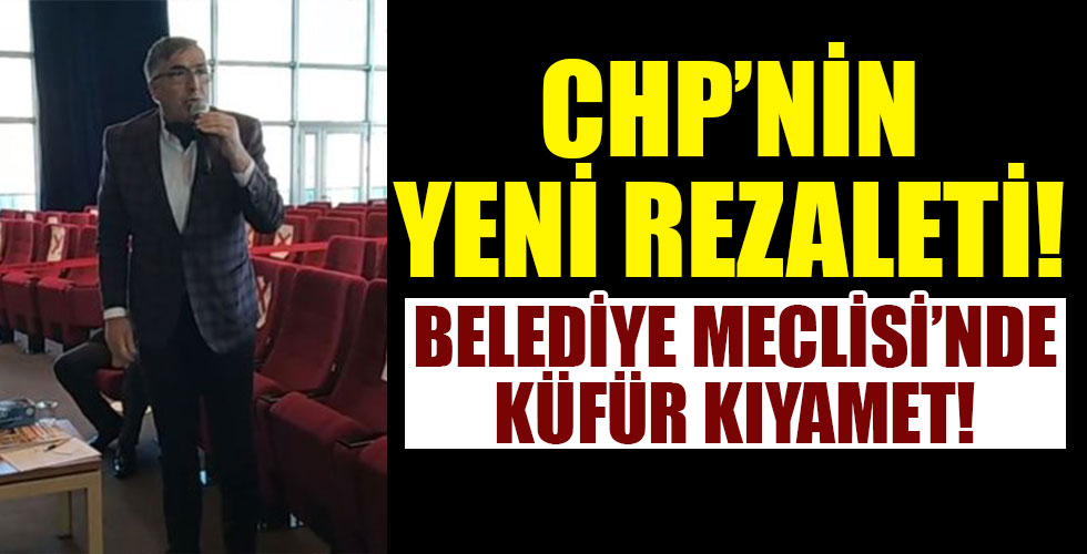 CHP'li Ataşehir Belediyesi Başkan Yardımcısı Abdullah Der meclis toplantısında küfür etti!