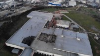 Tuzla'da Yanan Et Fabrikasındaki Hasarın Boyutu Gün Ağarınca Ortaya Çıktı