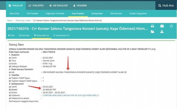 Hastane yoluna bütçem yok diyen CHP'li İBB Başkanı Ekrem İmamoğlu tango için kesenin ağzını açtı