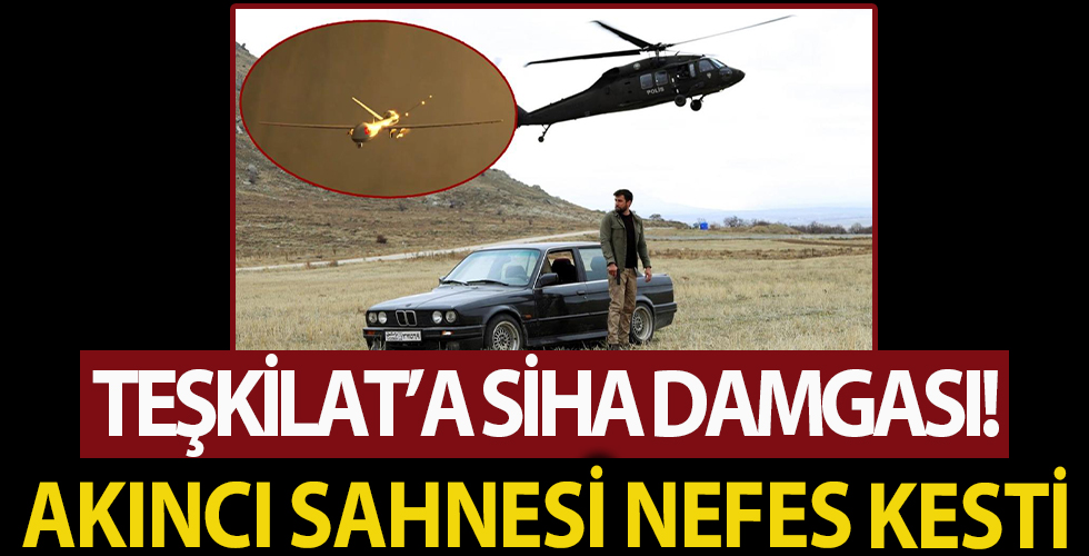 TRT 1'in yeni dizisi 'Teşkilat' SİHA operasyonu sahnesiyle nefesleri kesti
