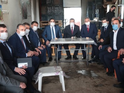 Beyazgül Şutim Esnafını Ziyaret Etti