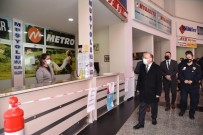 Manisa'da Şehirlerarası Otobüs Terminali Denetlendi