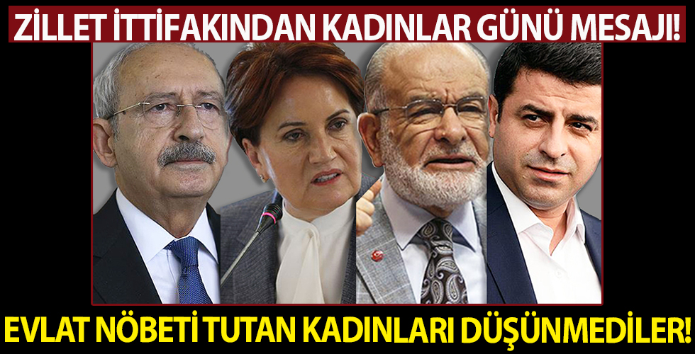 Millet İttifakı üyesi partilerin kadınlar günü mesajları: Evlat nöbeti tutan anneler yine yok