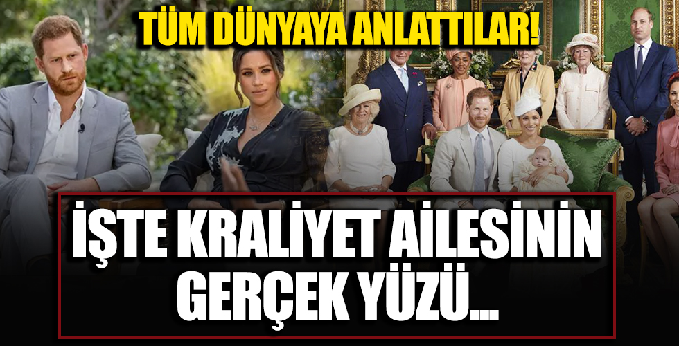 Tüm dünyaya anlattılar! İşte kraliyet ailesinin iç yüzü