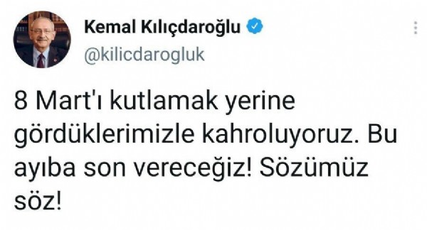 Millet İttifakı üyesi partilerin kadınlar günü mesajları: Evlat nöbeti tutan anneler yine yok