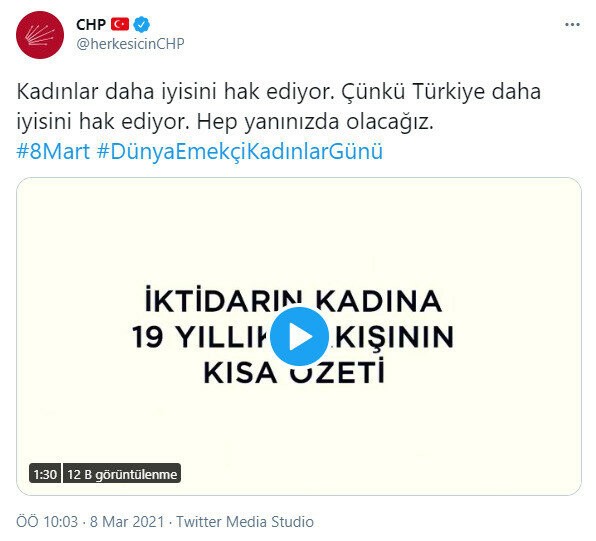 Millet İttifakı üyesi partilerin kadınlar günü mesajları: Evlat nöbeti tutan anneler yine yok
