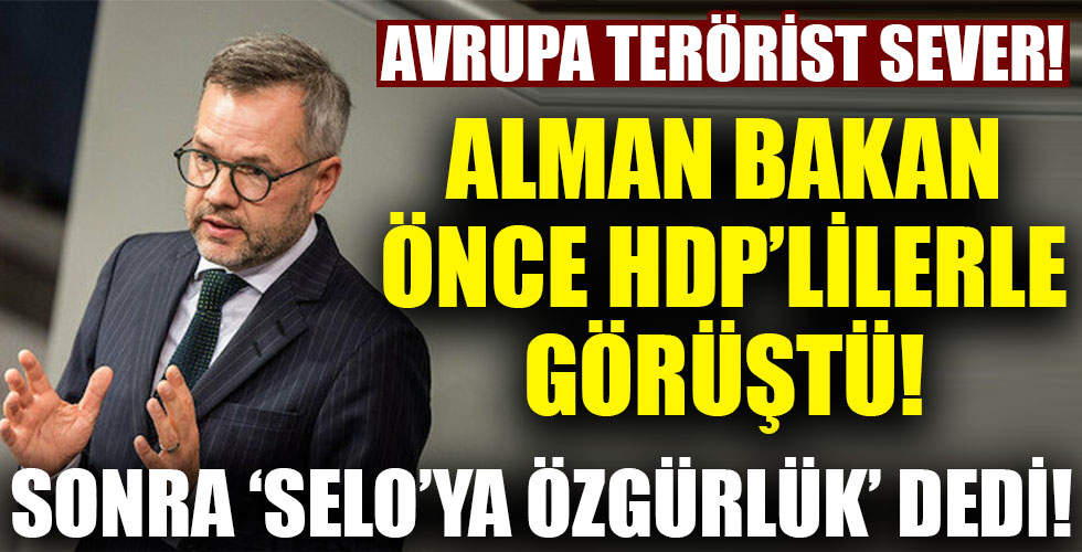Alman bakan HDP’lilerle görüşüp Demirtaş'a özgürlük istedi