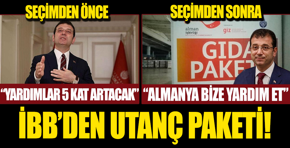 CHP'li İBB'den utanç yardımı: Türkiye dünyaya yardım ederken Almanya'dan yardım dilendiler!