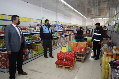 Hacılar'da Zabıta Ekiplerinden Sosyal Mesafe Denetimi