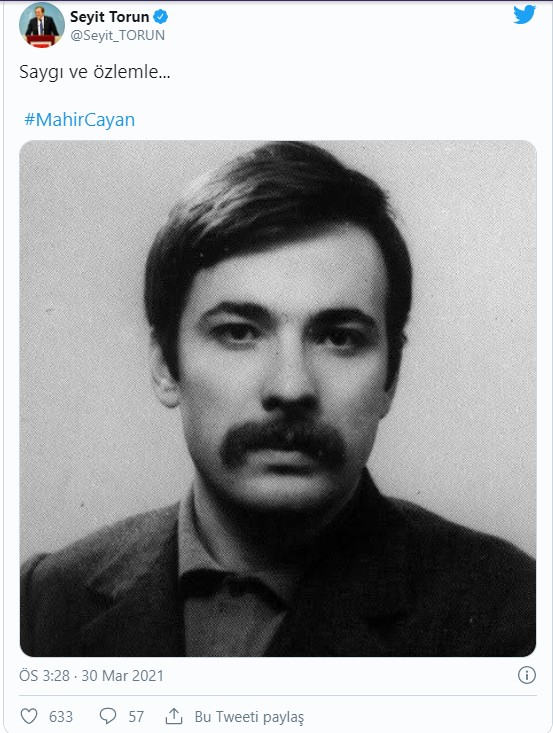 Terörist Mahir Çayan'ı anmayı unutmayan CHP yönetimi Şehit Savcı Mehmet Selim Kiraz'ı es geçti