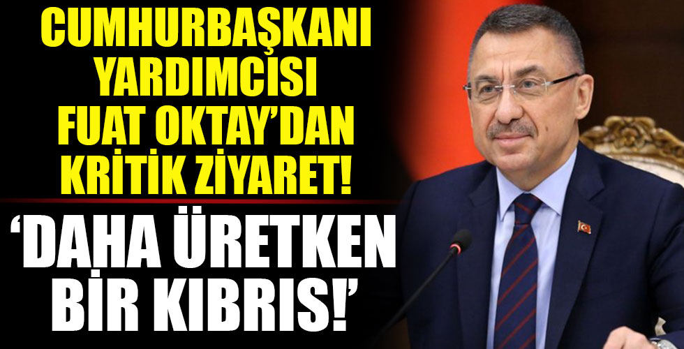 Cumhurbaşkanı Yardımcısı Oktay: Üretken bir Kıbrıs istiyoruz