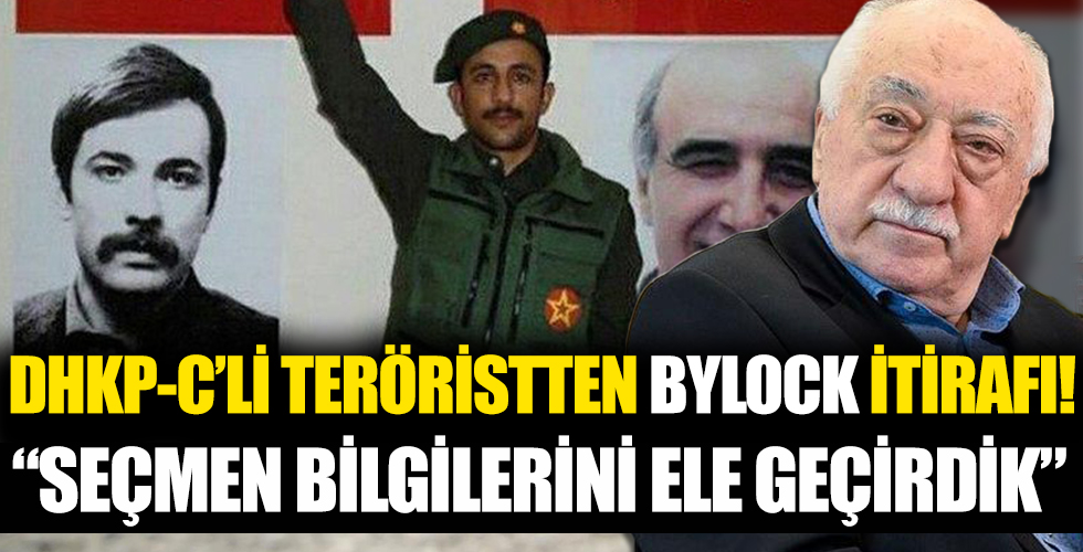 DHKP-C'li teröristten ByLock itirafı: FETÖ gibi kişisel verileri çaldılar