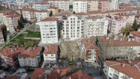 Ankara'da Çökme Tehlikesi Olan Bina Havadan Görüntülendi Haberi
