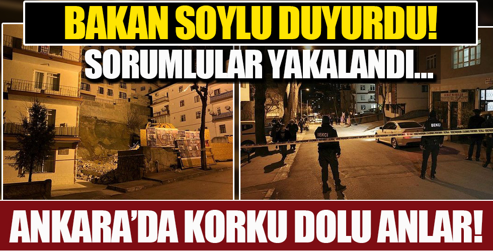 Ankara'da istinat duvarı çöktü! Sorumlular yakalandı...