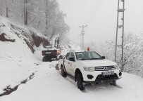 Baharın Ortasında 40 Santim Kar Yağdı, 61 Mahalle Yolu Ulaşıma Kapandı Haberi