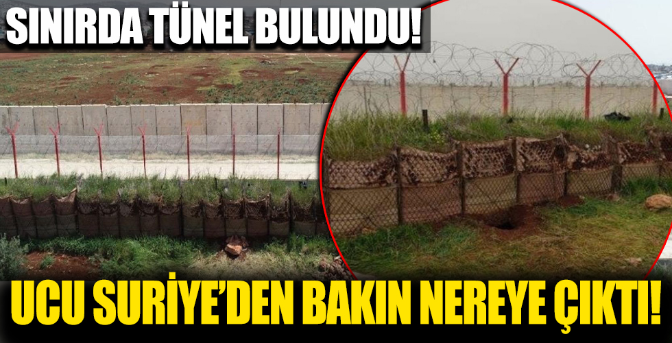 Suriye’den kazılmış 100 metre uzunluğunda tünel tespit edildi