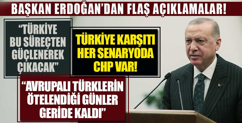 Başkan Erdoğan'dan önemli açıklamalar!