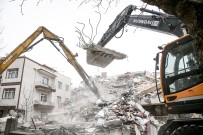 Başkent'te Yıkımı Devam Eden Bina Havadan Görüntülendi Haberi