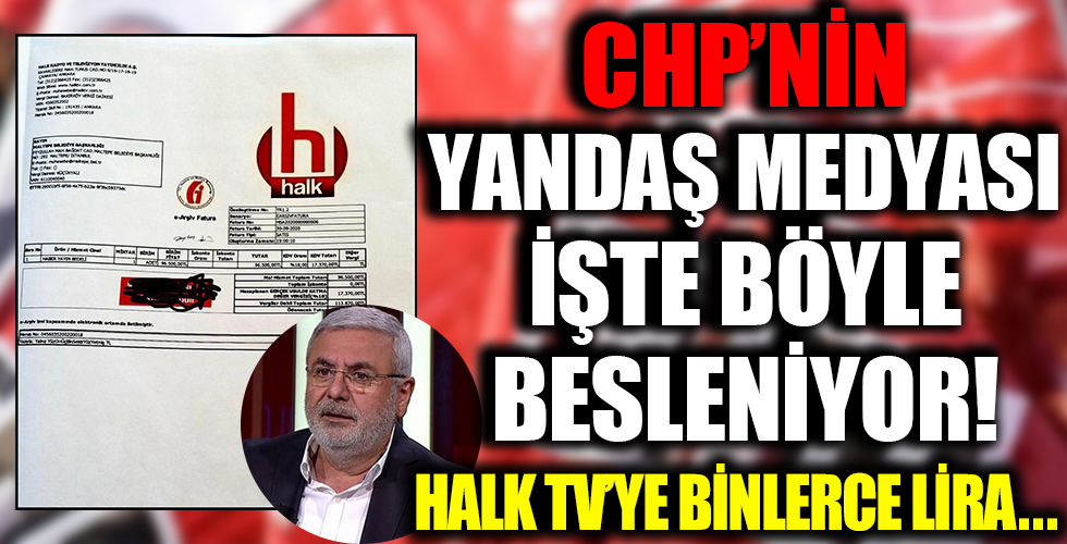 CHP Halk Tv'yi işte böyle besliyor...