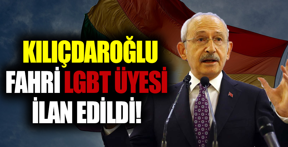 CHP lideri Kemal Kılıçdaroğlu fahri LGBT üyesi ilan edildi
