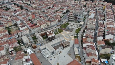 (Özel) Kadıköy'de Restore Edilen Tarihi Hasanpaşa Gazhanesinin Son Hali Havadan Görüntülendi