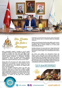 Rektör Karabulut'tan Ramazan Ayı Mesajı