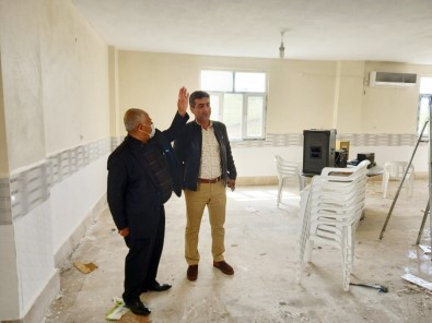 Silvan'da Sosyal Sorumluluk Projesi Kapsamında Cami Taziye Evi Ve Okul Onarımını Yapıldı