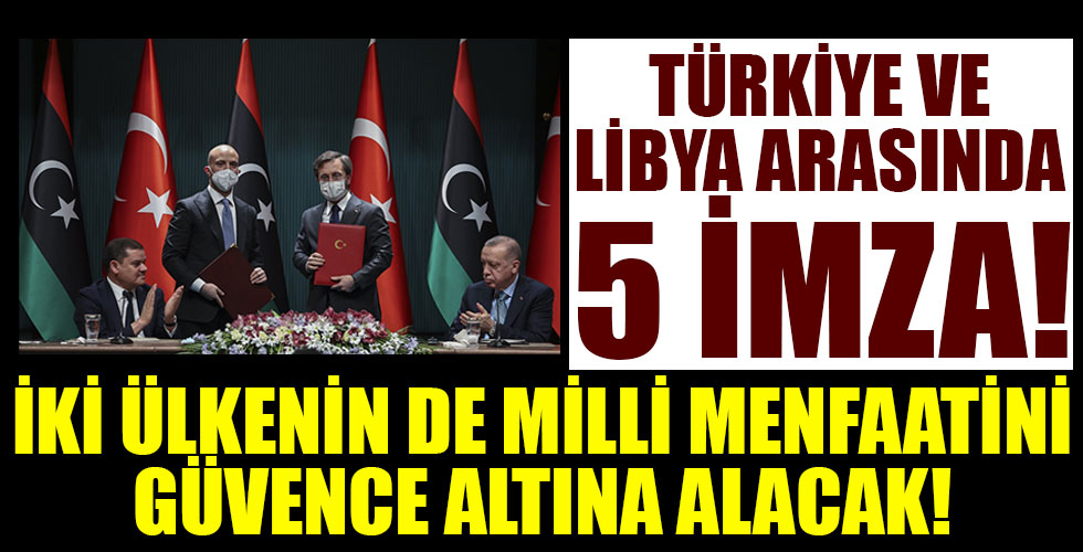 Türkiye ve Libya'dan kritik görüşme!