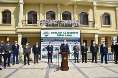 Edirne'de 'Sıfır Atık İle Edirne'ye Değer Kattık' Projesi Hayata Geçirildi