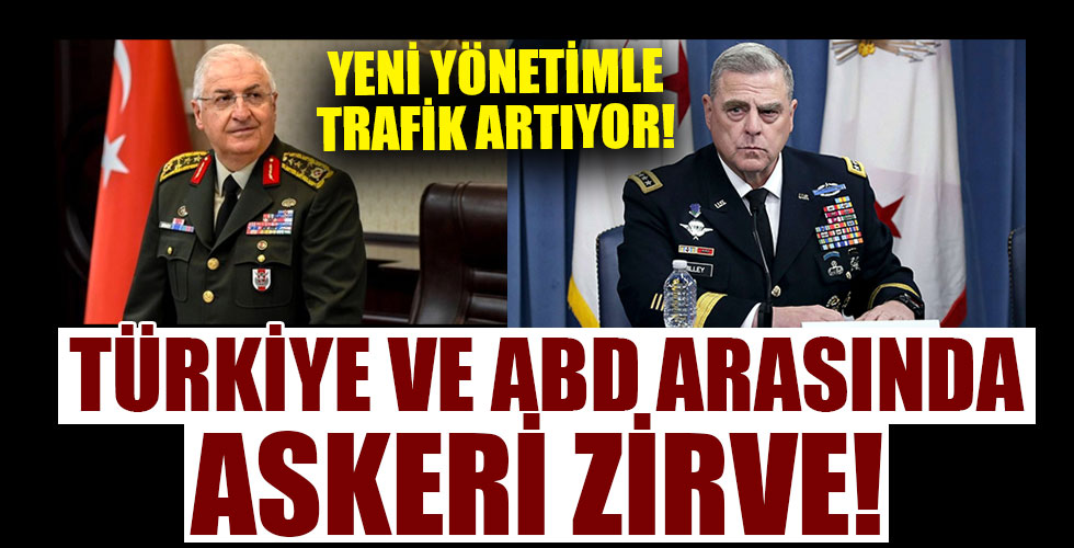 ABD ve Türkiye arasında askeri zirve!