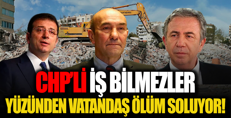 CHP'li belediyeler yüzünden ölümü soluyorlar!