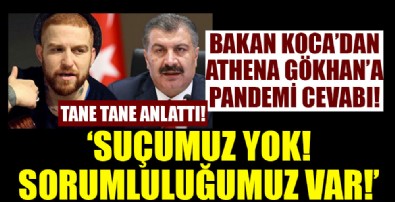 Bakan Koca'da Athena Gökhan'a ibretlik cevap!