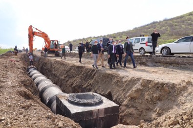 Gümüşova OSB'de Alt Yapı Çalışmaları Sürüyor