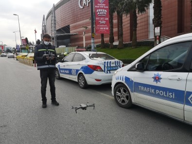 İstanbul'da Drone Destekli Trafik Denetimi