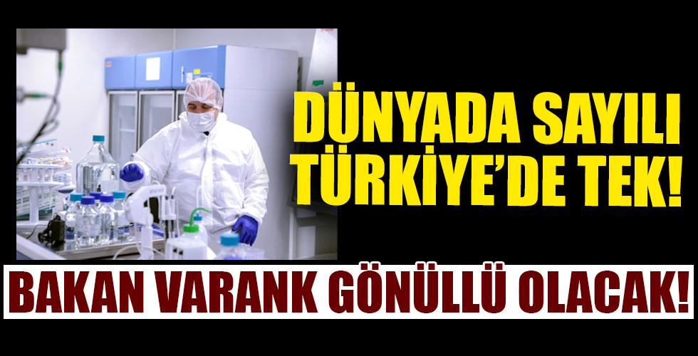 Dünyada sayılı, Türkiye'de tek! Bakan Varank gönüllü olacak