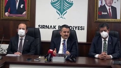Tarım Ve Orman Bakanı Pakdemirli, Şırnak'ta DSİ 105. Şube Müdürlüğünün Açılışını Gerçekleştirdi Açıklaması