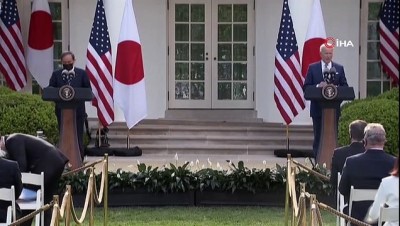 ABD Başkanı Joe Biden Ve Japonya Başbakanı Yoshihide Suga Bugün Beyaz Saray'da Bir Araya Geldi