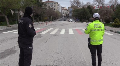 Kırklareli'nde 58 Saatlik Kısıtlamada Polis Ekipleri Kuş Uçurtmuyor