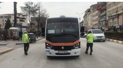 Bozüyük'te Trafik Polislerinden Korona Denetimi