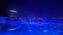 Aydın Kent Meydanında 'Mavi' Işıkla Otizme Dikkat Çekildi