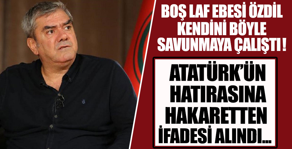 Boş laf ebesi Özdil, kendini böyle savunmaya çalıştı!