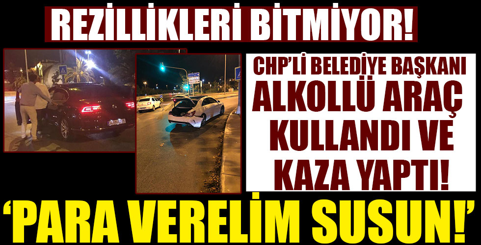 CHP'de yeni skandal! CHP'li Maltepe Belediye Başkanı alkollü araç kullandı kaza yaptı!